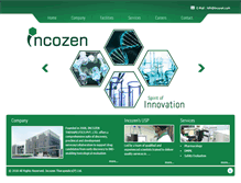 Tablet Screenshot of incozen.com